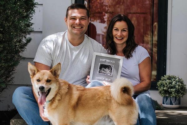 Nicole's pregnancy announcement with Leo - Pregnancy After Recurrent Loss: Leo the Lion